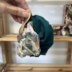 Scrunchie – petrolejová - další pohled