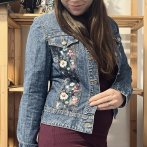 Vyšívaná bunda #074 – džínová - další pohled